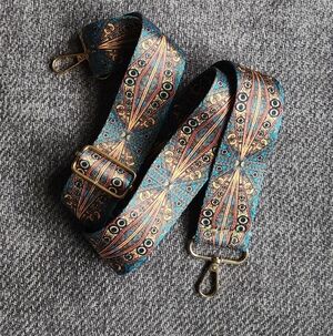 Colorful Patterned Bag Strap